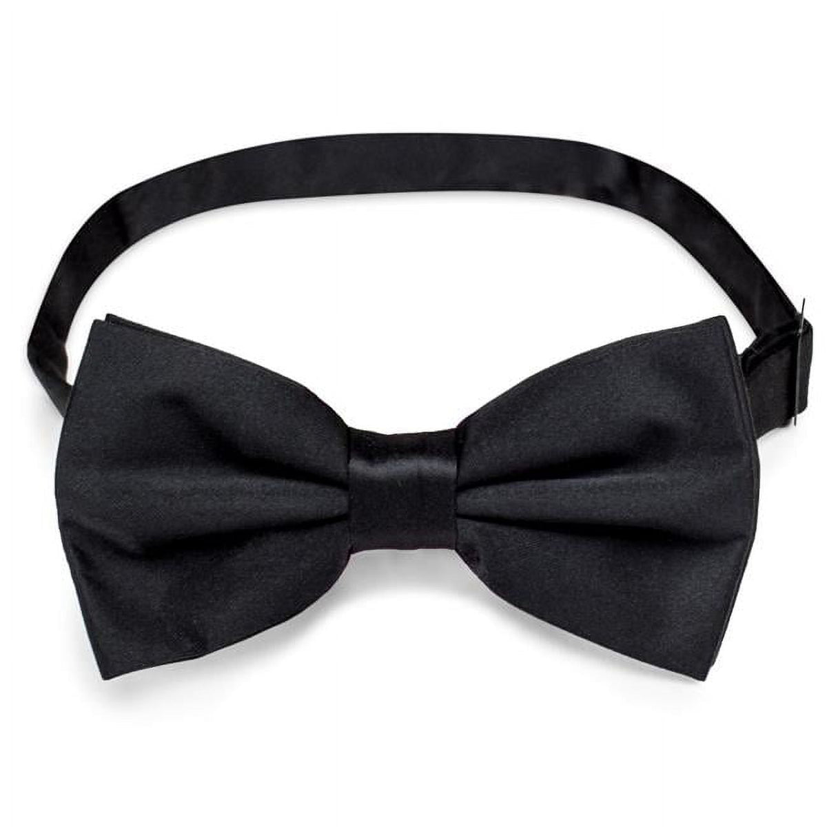 Brybelly Formal Black Casino & Poker Dealer Pre-tied Adjustable Bow Tie