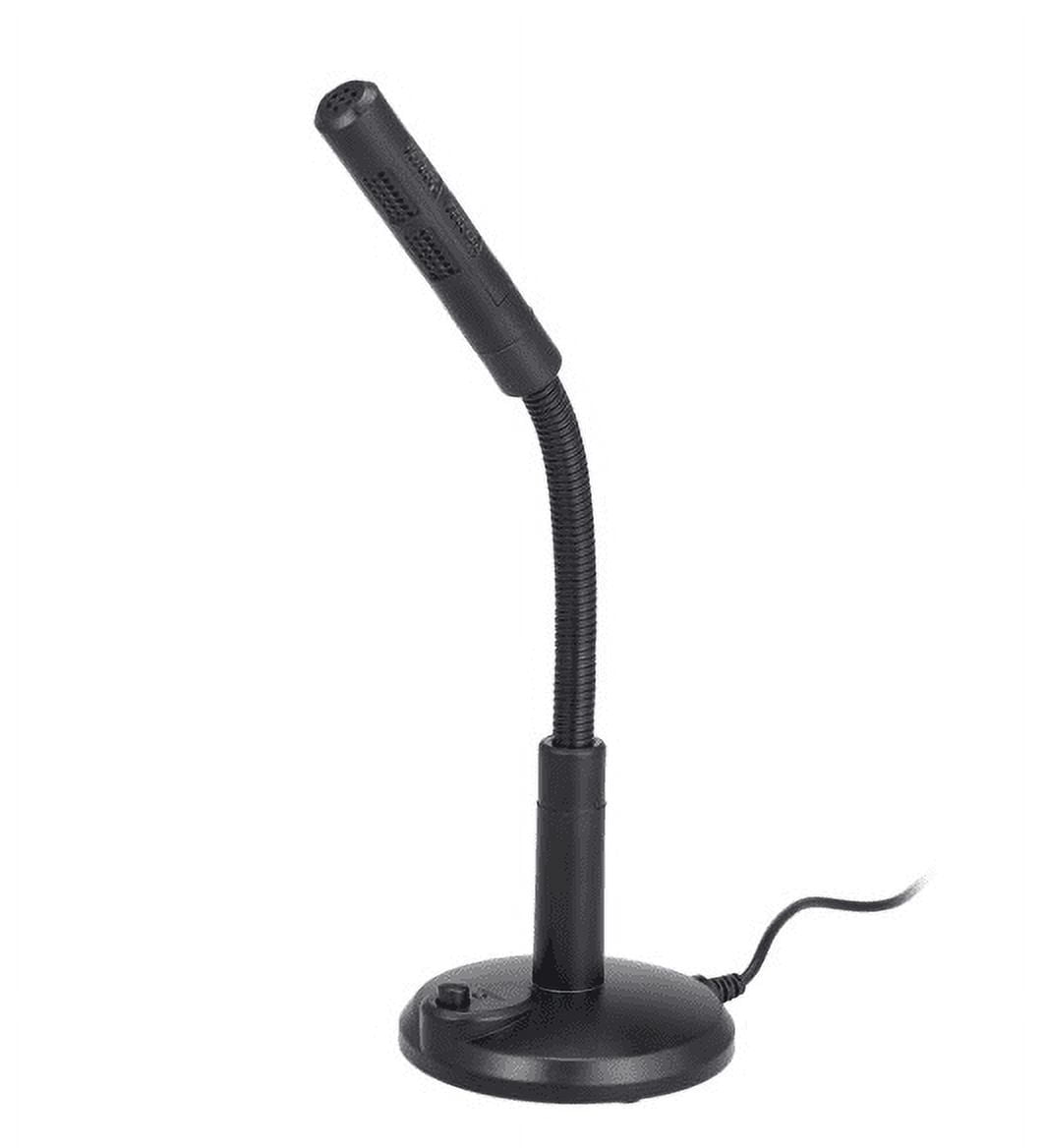 Anself USB Desktop Microphone Plug &Play PC Computer Mic for Computer Gaming Recording Chatting Singing Meeting