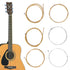 Beuautybox Acoustic Guitar Strings, Phosphor Bronze Extra Light Steel Strings 6-Piece Bronze