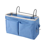 Jierger Bedside Caddy Hanging Bed Organizer Storage Bag Pocket for Bunk and Hospital Beds, College Dorm Rooms Baby Bed Rails, Camp 4 Pockets One Size Z-C 2PCS