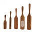 Clearance!! Wooden Spurtle Teak Spurtles Kitchen Tools Wooden Spatula for Cooking Wood Utensils Non Stick Cookware for Serving Stirring Mixing Scraping Scooping Cooking Utensil Brown