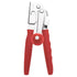 SHAOTELLME Stainless Steel Can Opener Manual Multifunctional Labor Saving Can Opener Kitchen Creative Can Opener Tool Easily Open Cans Of Various Sizes, 3PC Red