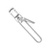 SHAOTELLME Stainless Steel Can Opener Manual Multifunctional Labor Saving Can Opener Kitchen Creative Can Opener Tool Easily Open Cans Of Various Sizes, 3PC Silver