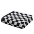 Checkered Bath Towels for Bathroom, Shower Towels 30" x 14", Super Soft and Quick Dry, Colorful Towel for Summer Beach Pool Green Black