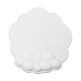 GHSOHS Ergonomic Mouse Pad with Wrist Support Cute Cloud Shape Wrist Pad Memory Cotton Keyboard Hand Rest Non Slip Wrist Pad Non-Slip Mousepad for Computer Laptop G
