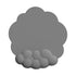 GHSOHS Ergonomic Mouse Pad with Wrist Support Cute Cloud Shape Wrist Pad Memory Cotton Keyboard Hand Rest Non Slip Wrist Pad Non-Slip Mousepad for Computer Laptop K