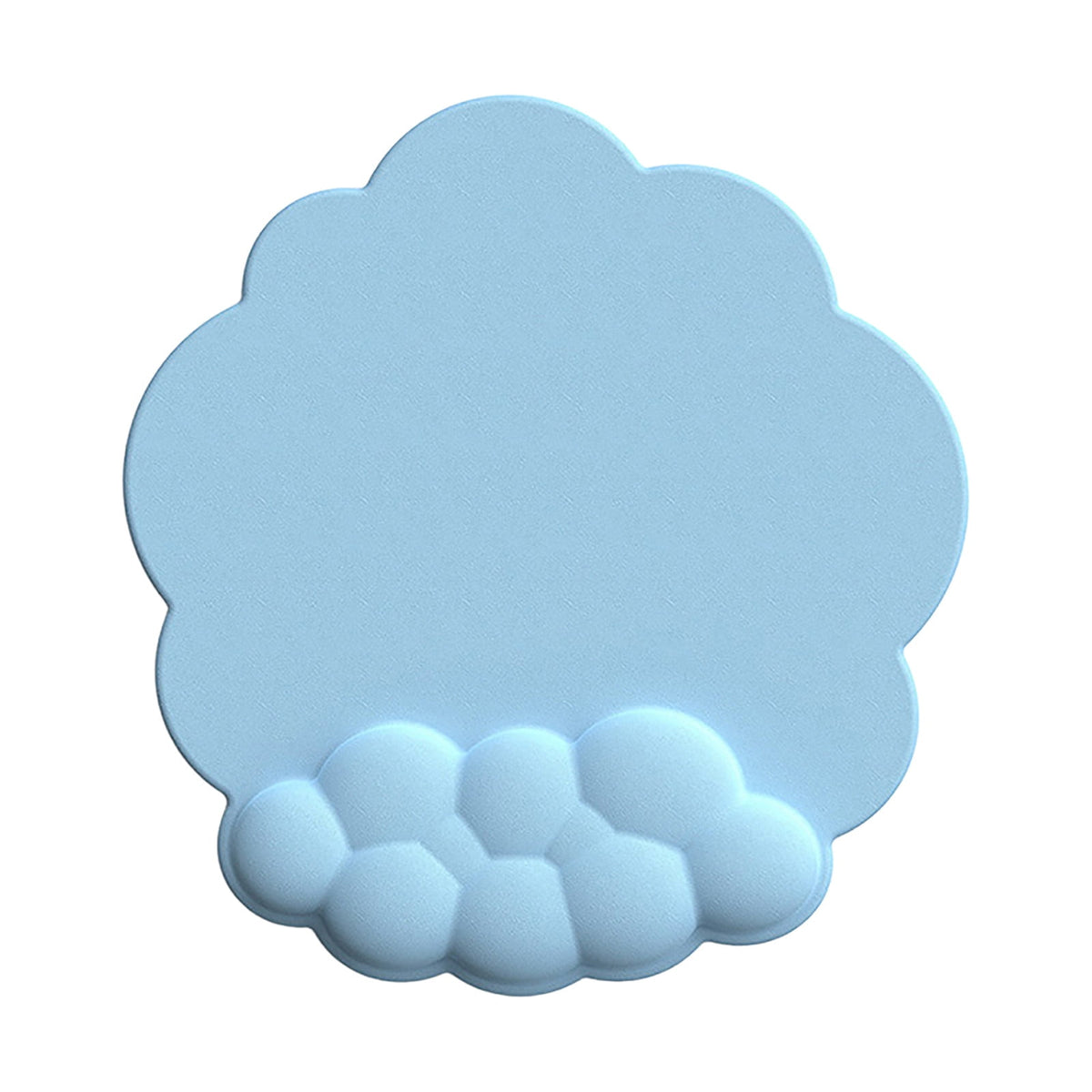 GHSOHS Ergonomic Mouse Pad with Wrist Support Cute Cloud Shape Wrist Pad Memory Cotton Keyboard Hand Rest Non Slip Wrist Pad Non-Slip Mousepad for Computer Laptop L