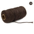 Danhjin 100m Long/100Yard Pure Cotton Twisted Cord Rope Crafts Macrame Artisan String - on Clearance Coffee