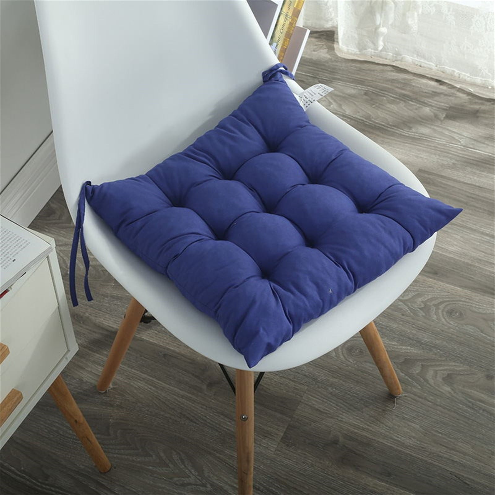 Tyidzon Chair Cushions Non-Slip Rocking Chair Cushion with Ties for Living Room Kitchen, Indoor Seat Cushion, 15X15 Inches A