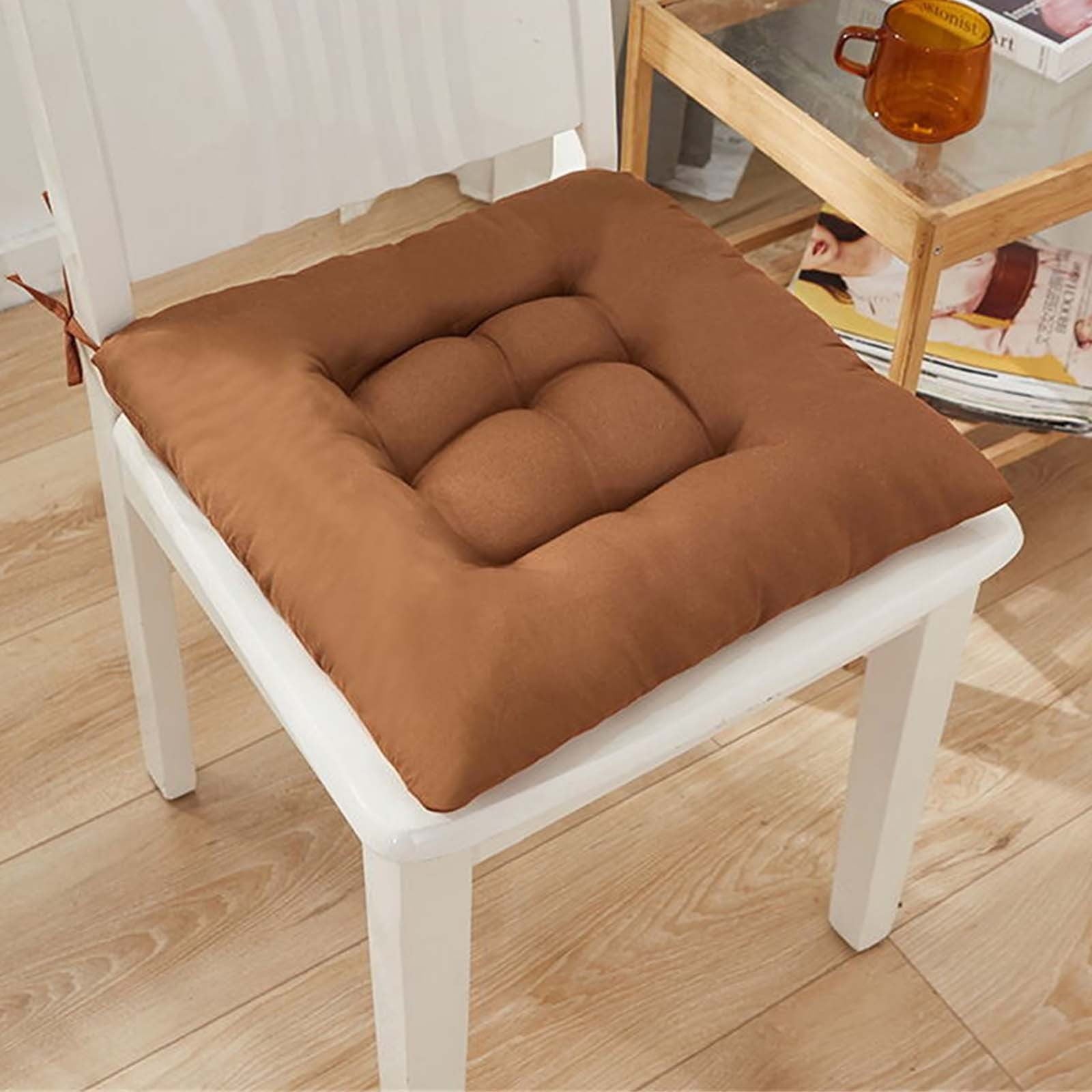 Tyidzon Chair Cushions Non-Slip Rocking Chair Cushion with Ties for Living Room Kitchen, Indoor Seat Cushion, 15X15 Inches H