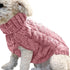 Clearance Under $5 Boovnll Dog Sweater, Winter Turtleneck Knitted Keep Warm Sleeveless Pet Clothes, Dog Clothes for Small Dog Fall Winter Dog Sweaters, (Black, S) XL Hot Pink