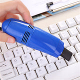 Dmlowu Desk Vacuum Cleaner Mini, Handheld Computer Keyboard Vacuum, Portable Small Cleaning Brush Clean Piano, Keyboard, Computer, Car Etc yellow, green, black, rose red