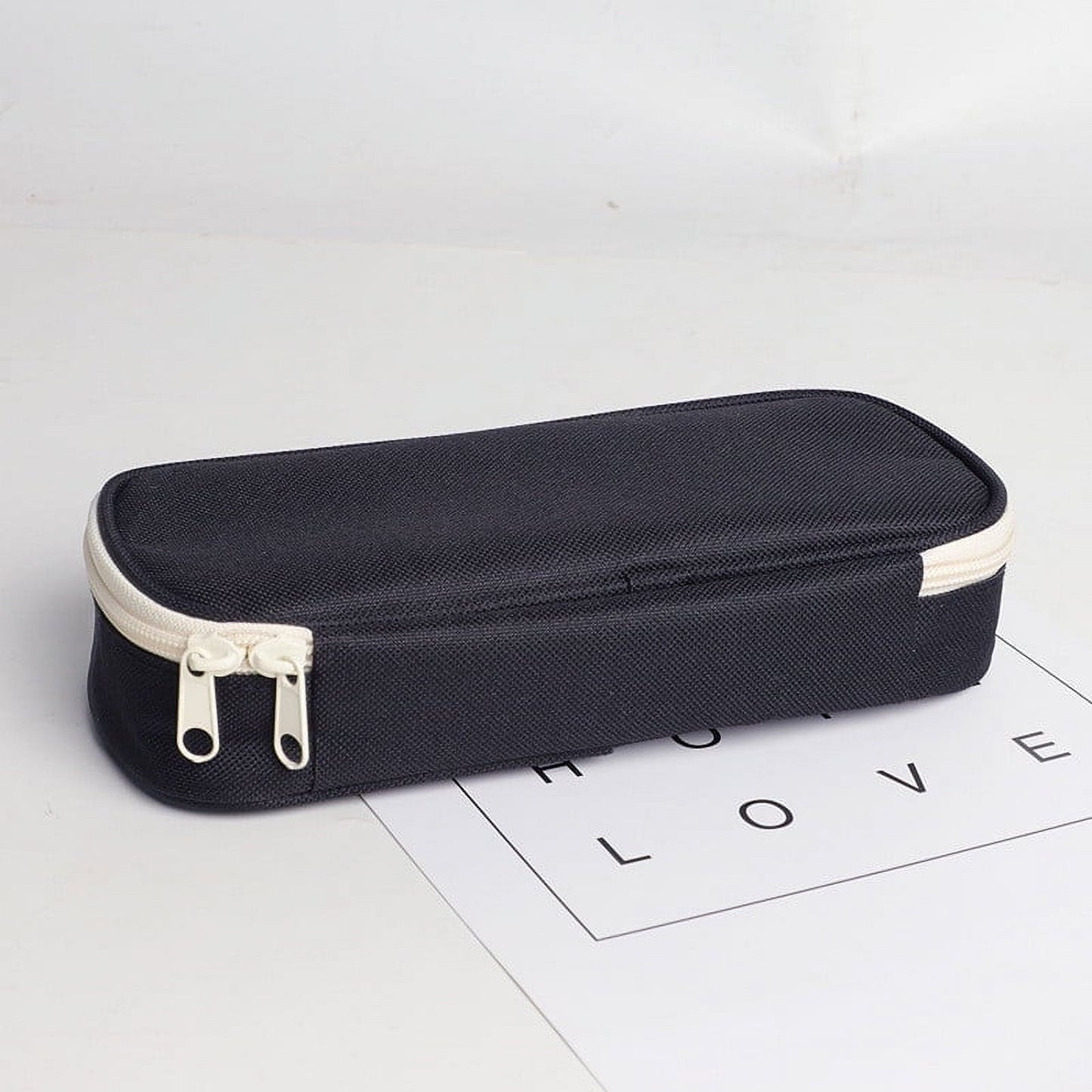 Danhjin Creative Pencil Case High quality Oxford fabric, Black Multicolor