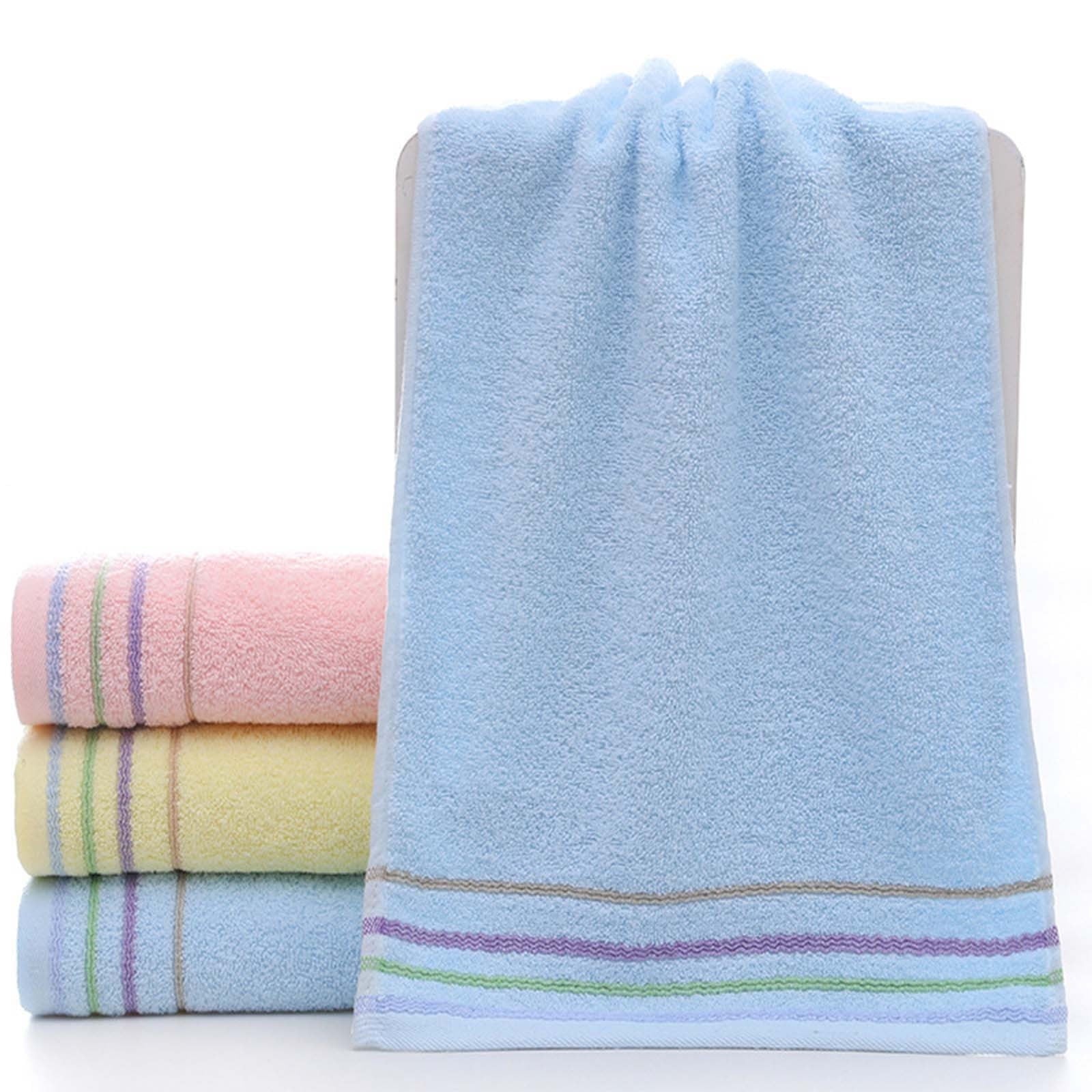 Clearance Under $1 Boovnll Hand Towels, 10x20" Super Soft & Absorbent Solid Color Quick Dry Microfiber Cotton Towels, Thicken Hand Towels for Bathroom, Kitchen, Hotel, Pool, Daily Use, Towels H