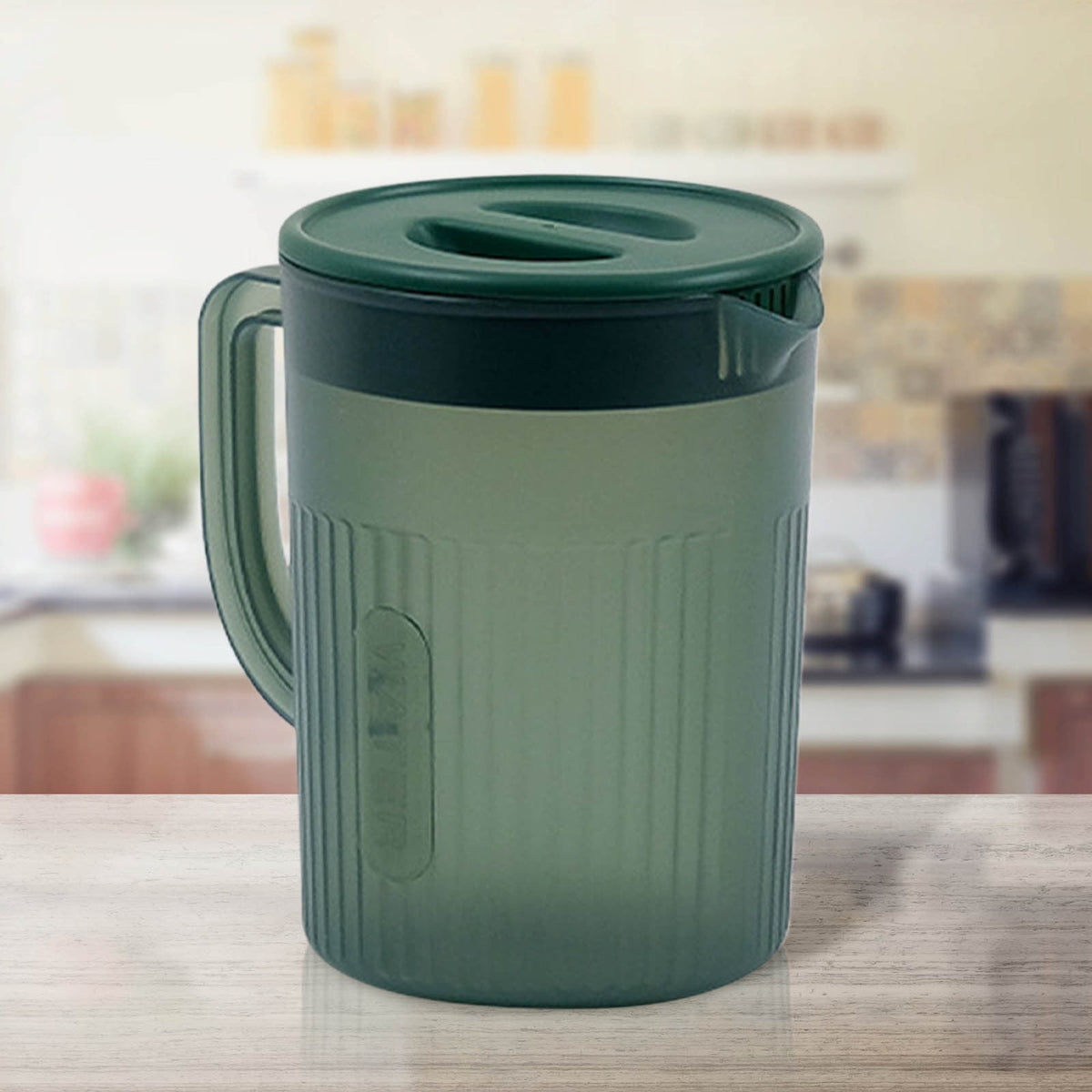 Tyidzon Juice Pitcher with Lids for Fridge, Water Jug for Teas, Juices & Iced Beverages - Fridge & Dishwasher Safe C