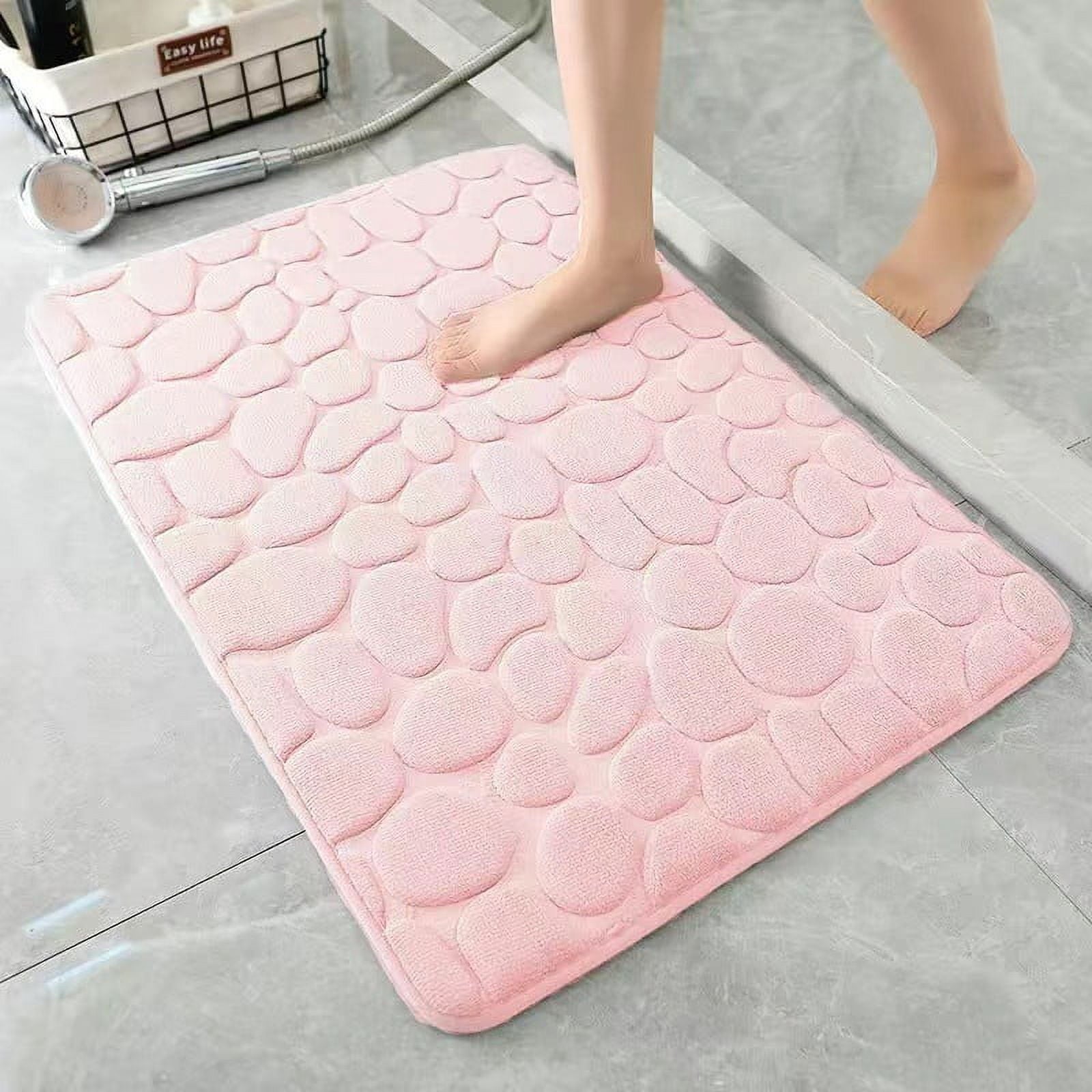 Clearance Under $5 Boovnll Bathroom Rugs Set 2 Piece, Super Absorbent & Soft Non-Slip Velvet Toilet Rug & Bath Mat, Quickly Dry Thicken Bath Mats for Bathroom, Kitchen, Door Mat, Bathroom Mat L