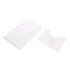 Clearance Under $5 Boovnll Bathroom Rugs Set 2 Piece, Super Absorbent & Soft Non-Slip Velvet Toilet Rug & Bath Mat, Quickly Dry Thicken Bath Mats for Bathroom, Kitchen, Door Mat, Bathroom Mat N