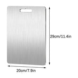 PALIFEUR Cutting Board Non Toxic Steel Cutting Boards for Kitchen, Different Sizes & Non Slip Handles, Servicealbe Non Stick Chopping Board B
