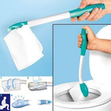PALIFEUR Butt Wiper Tool, Long Reachs Comfortable Wipe Toilet Aid, Wipe Assist for Toileting for Pregnant Woman, Obese, Elderly, Disability Green