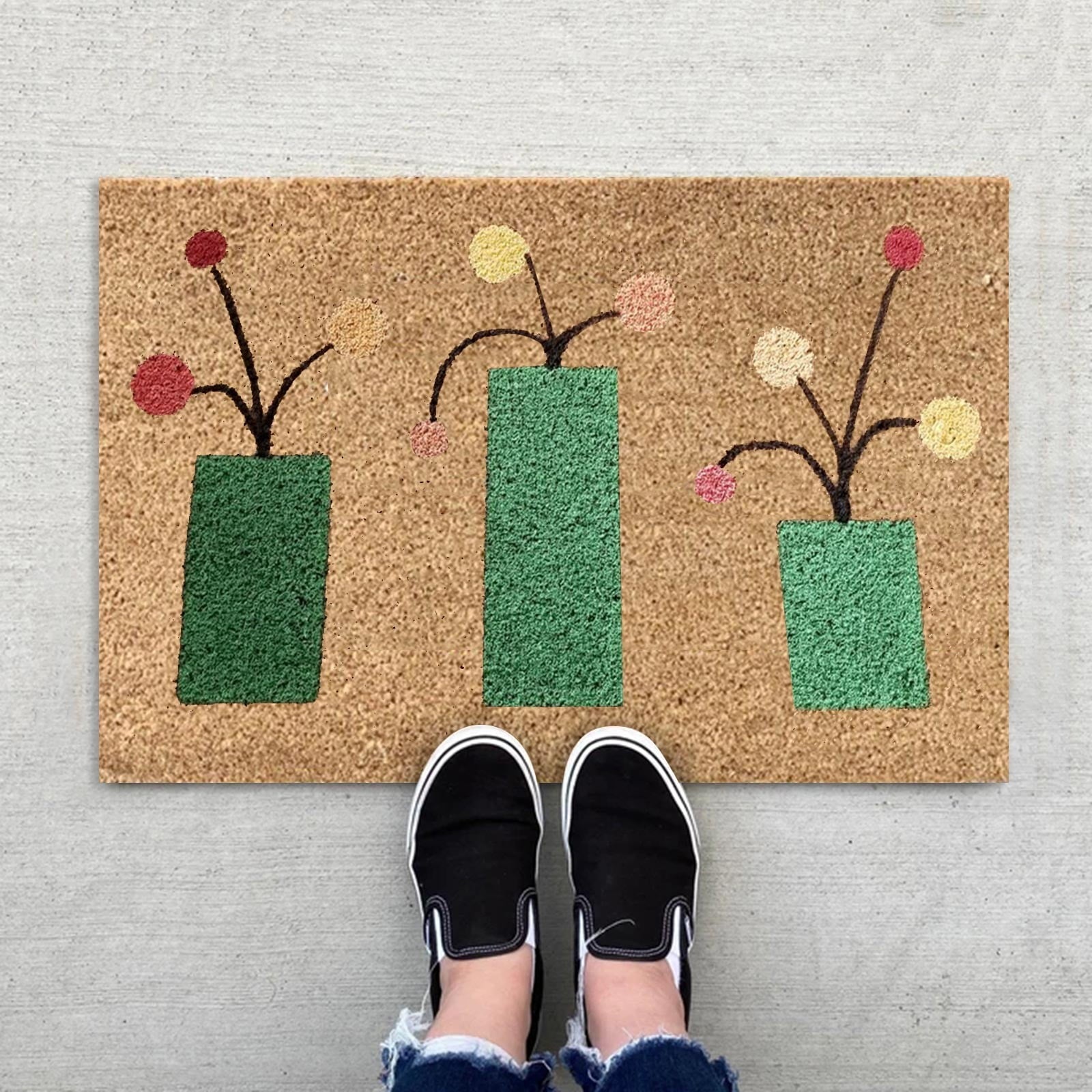 16x24 inch Doormats for Outdoor Entrance Home Waterproof Floor Mat Outdoor Rug Front Door Spring Mat Floor Decor Outdoor Summer Decor Spring Rugs Mat for Front Door Outside Outdoor Porch Mat Doormat12