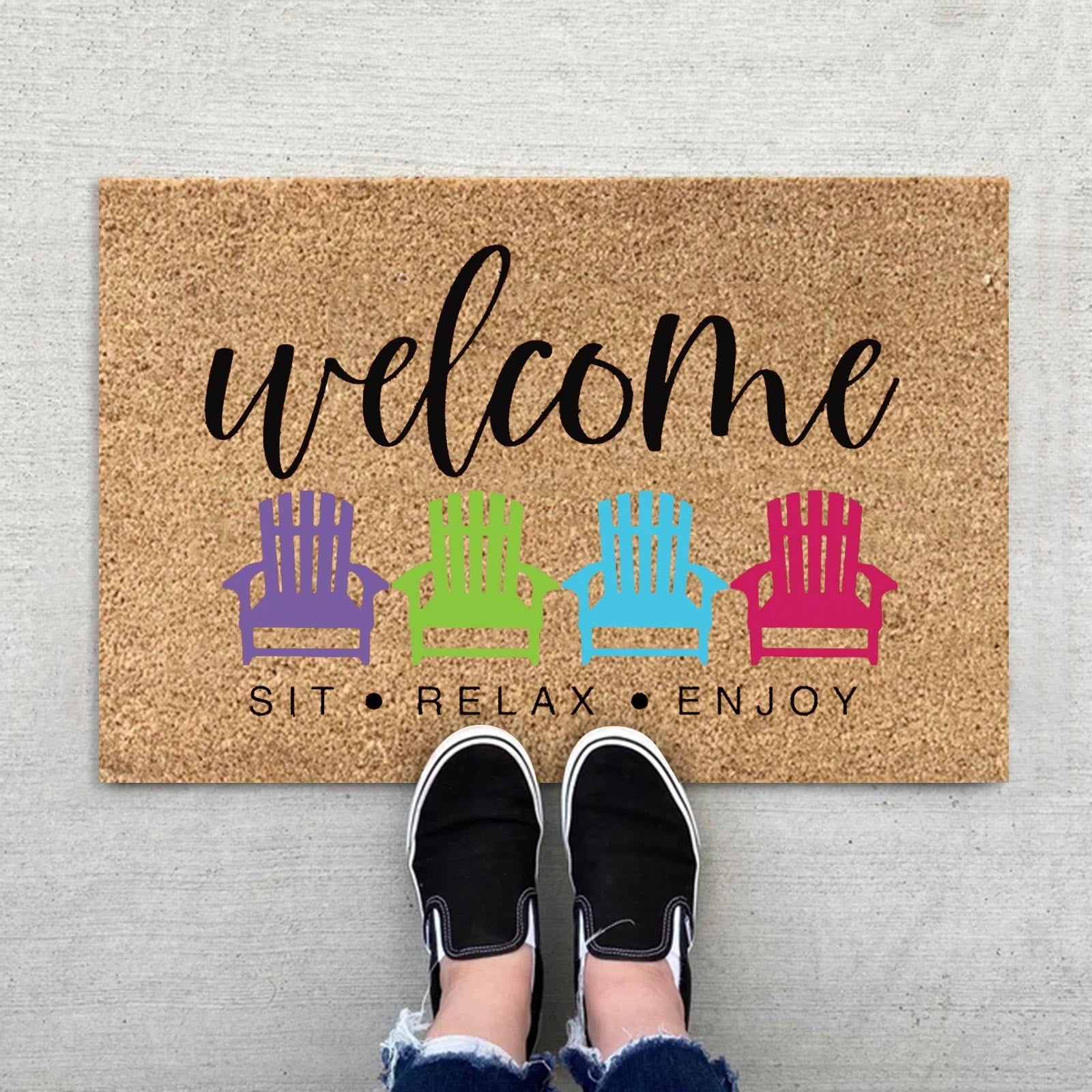 16x24 inch Doormats for Outdoor Entrance Home Waterproof Floor Mat Outdoor Rug Front Door Spring Mat Floor Decor Outdoor Summer Decor Spring Rugs Mat for Front Door Outside Outdoor Porch Mat Doormat16