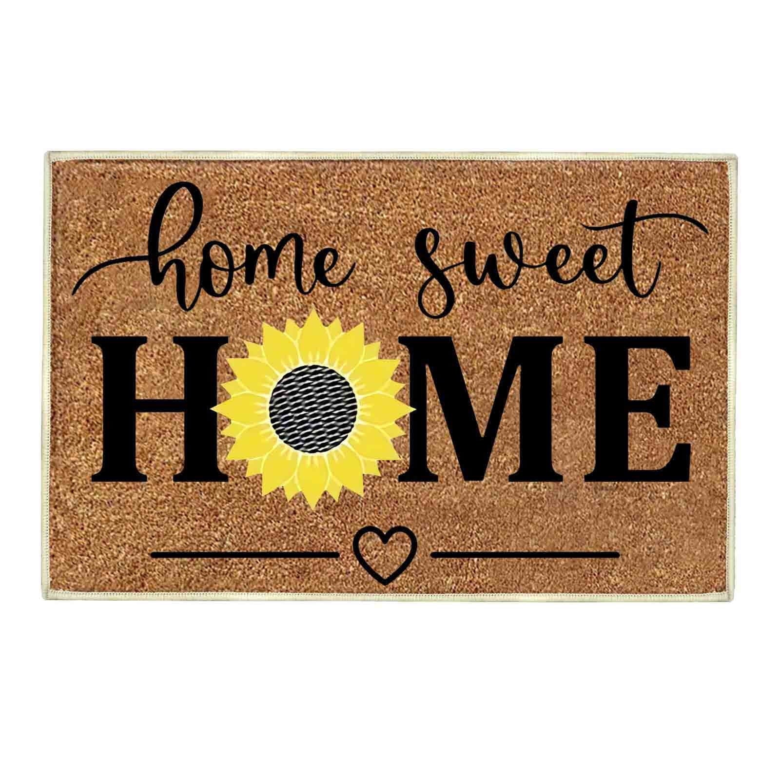 16x24 inch Doormats for Outdoor Entrance Home Waterproof Floor Mat Outdoor Rug Front Door Spring Mat Floor Decor Outdoor Summer Decor Spring Rugs Mat for Front Door Outside Outdoor Porch Mat Green