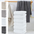 Clearance! PALIFEUR 6 Pcs Cotton Towels Soft Bath Towels, Highly Absorbent Towels for Bathroom Kitchen Gym, Quickly-Dry Towel Set, 13x30 Inch Black