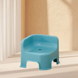 Wzzjkit Bathroom Small Stool Plastic Stool Children's Stool Home Stepping Non Slip Thickened Plastic Stool Baby Low Stool Bathing Stool Blue