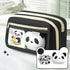 PALIFEUR Pencil Case Large Capacity Pencil Pouch, Multi-layer Aesthetic Pen Bag, Sturdy Multifunctional Pencil Bag, Pencil Box, Sky Blue Z-1-Black