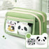 PALIFEUR Pencil Case Large Capacity Pencil Pouch, Multi-layer Aesthetic Pen Bag, Sturdy Multifunctional Pencil Bag, Pencil Box, Sky Blue Z-1-Green