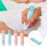 Tyidzon Erasers for Pencils 2 Pack, Cute Pencil Erasers for Office, Erasers for Drawing Sketching Orange