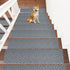 PALIFEUR Stair Treads for Wooden Steps, Soft Stair Treads, 8 x 30 Inch Reusable Carpet Stair Treads, Washable Stair Runners for Wooden Steps Non Slip Stair Rugs 