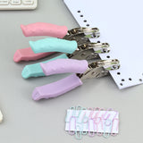Tyidzon Single Hole Punch, Paper Punch Small Hole Paper Punch for Crafts, Scrapbooks, Handheld Hole Puncher for Paper Crafts in Home, Office, Classroom Purple