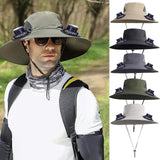 PALIFEUR Wide Brim Solar Fan Hat with 2 Solar Fan, Fan Built in Hat with Fans Solar Power, Solar Powered Fan Hat for Outdoor Fishing Travel, 3 Speed Adjustable Fan Hat White