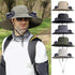 PALIFEUR Wide Brim Solar Fan Hat with 2 Solar Fan, Fan Built in Hat with Fans Solar Power, Solar Powered Fan Hat for Outdoor Fishing Travel, 3 Speed Adjustable Fan Hat White