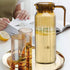 PALIFEUR Water Pitcher with Lid, 2 L Plastic Pitcher for Tea & Juice Water, Hot/Cold Water Jug, Tea Pitcher, Juice Pitcher, 13.5 x 7.2 x 4.7 Inch Z-3-Coffee