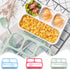 Xuniizn Bento Box Adult Lunch Box, Containers for Adults Men Women, Lunchable Food Container with Utensils, Sauce Jar, Muffin Liners, Microwave & Dishwasher Safe Red