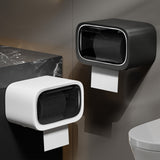 Xuniizn Tissue Box Cover Square 6x4x5" - Acrylic Tissue Box Holder, Elegant Tissue Holder & Napkin Dispenser for Home - Modern Kleenex Box Covers for Office, Restaurant, Gold Black(8.6x5.2x4.7")