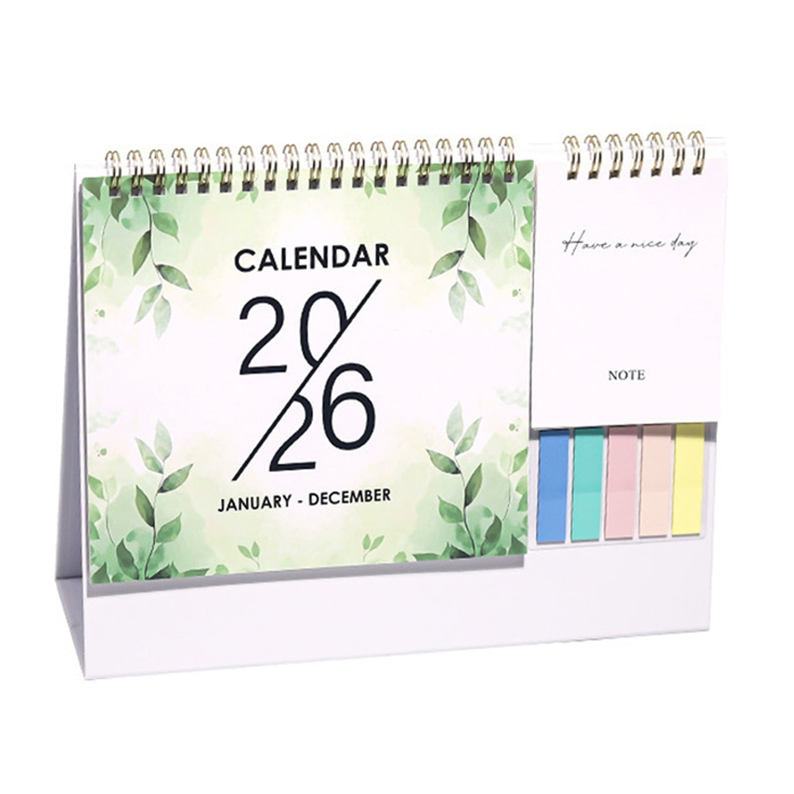 Dmlowu 2026 Desk Calendar - 8x10 inch Desk Calendar 2026-2027, 12 Months Desk Calendar Runs From January 2026 To December 2026, Exquisite Desk Calendar 2026 N