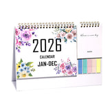 Dmlowu 2026 Desk Calendar - 8x10 inch Desk Calendar 2026-2027, 12 Months Desk Calendar Runs From January 2026 To December 2026, Exquisite Desk Calendar 2026 O