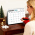 Dmlowu 2026 Desk Calendar - 8x10 inch Desk Calendar 2026-2027, 12 Months Desk Calendar Runs From January 2026 To December 2026, Exquisite Desk Calendar 2026 Q