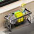 PALIFEUR Sponge Holder for Kitchen Sink, Kitchen Sink Organizer Rustproof 304 Stainless Steel Detachable Dishcloth Rack Sink Caddy, Kitchen Sponge Holder Bathroom Organizer Brush Holder Storage XA_