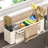 PALIFEUR Sponge Holder for Kitchen Sink, Kitchen Sink Organizer Rustproof 304 Stainless Steel Detachable Dishcloth Rack Sink Caddy, Kitchen Sponge Holder Bathroom Organizer Brush Holder Storage XB_