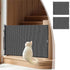 PALIFEUR Retractable Baby Gates for Stairs, 50"Wide Dog Gate for Doorways, 16"/20"Tall No-Punch Jumping Proof Pet Fence Safety Essentials for Stairs, Toddler, Dogs, Pets, Indoor Outdoor L