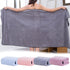 PALIFEUR Extra Large Bath Towels, Soft Highly Absorbent Bath Towels Microfiber Velvet Towels Lightweight Quick Drying Towels for Bathroom Beach, Spa, Shower, Hotel-27.5×55.1"-Gray A_