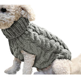 Xuniizn Dog Sweater for Small Medium Dogs, Warm Comfortable Winter Pet Clothes, Cute Knitted Sleeveless Pet Sweaters for Puppies, Cats, Dog Apparel & Accessories M Gray