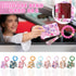 PALIFEUR Wallet Women, Wallet Keychain Wristlet for Women, Slim Credit Card Holder Wallet, Fashion Tassel Keychain Bangle Key Ring Purse for Women ( 18 Kinds of Prints Wallets) D