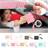 PALIFEUR Wallet Women, Wallet Keychain Wristlet for Women, Slim Credit Card Holder Wallet, Fashion Tassel Keychain Bangle Key Ring Purse for Women ( 18 Kinds of Prints Wallets) L