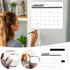 Tyidzon Magnetic Calendar for Refrigerator 2026-2027, 12x10" 18 Month Runs Monthly Fridge Calendar Magnet from Jan 2026 to Jun 2027 for Home School Office C