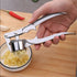 Stainless Steel Garlic Press Rocker, Garlic Mincer With Studs, Heavy Duty Garlic Chopper, Effective Garlic Peeler, Easy to Clean Kitchen Gadget for Minced Garlic, Dishwasher Safe 【Best Seller】C